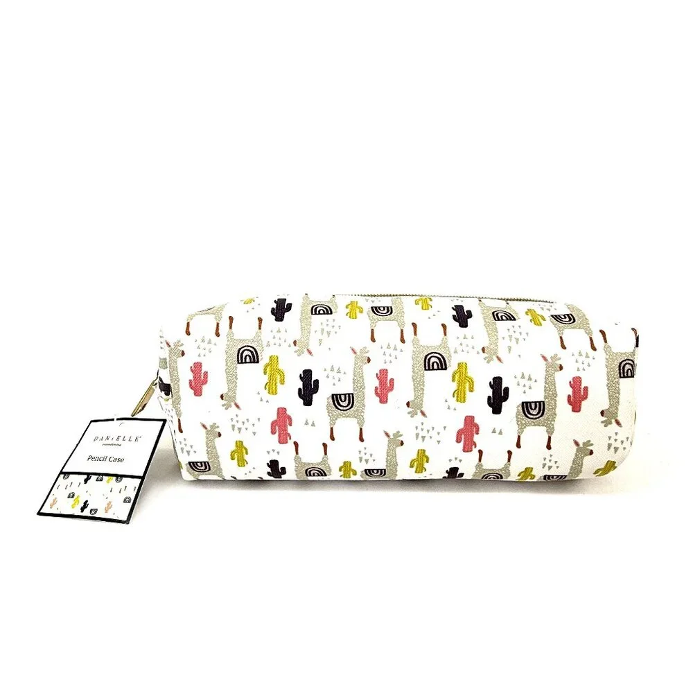 Danielle Cactus and Alpaca Pencil Case